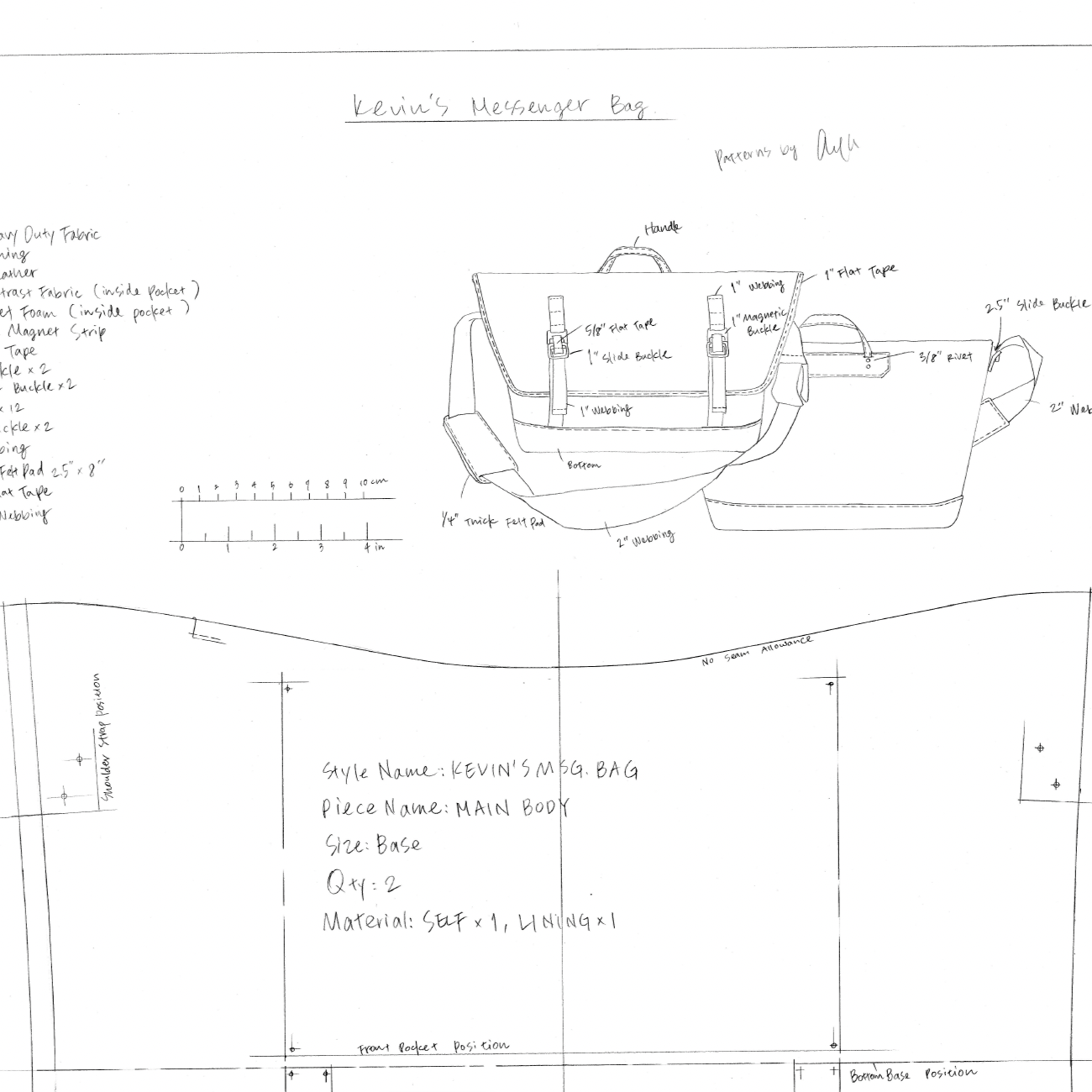 DIY - MESSENGER BAG PLANS