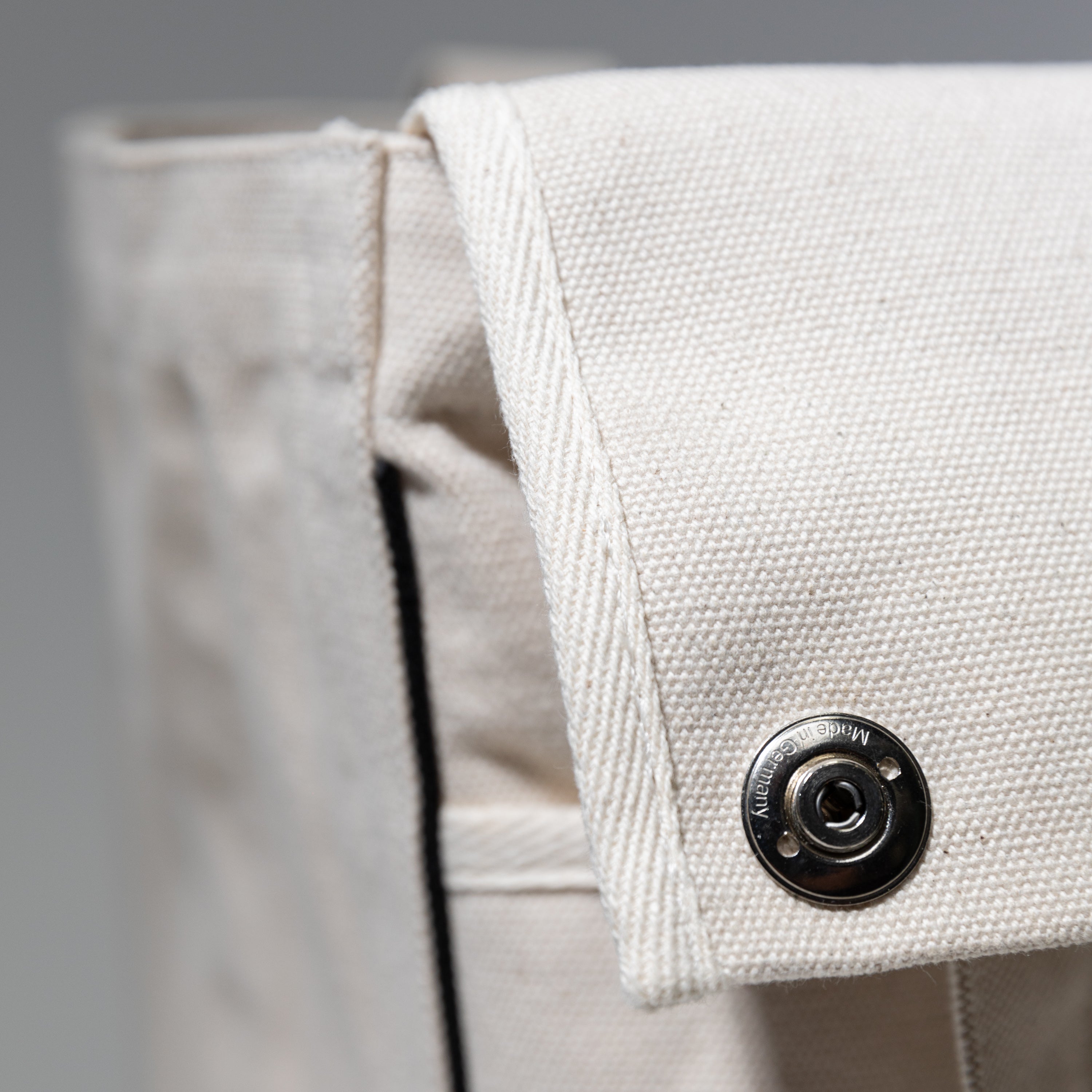 Close-up of the medium tool bag's durable studio-grade materials