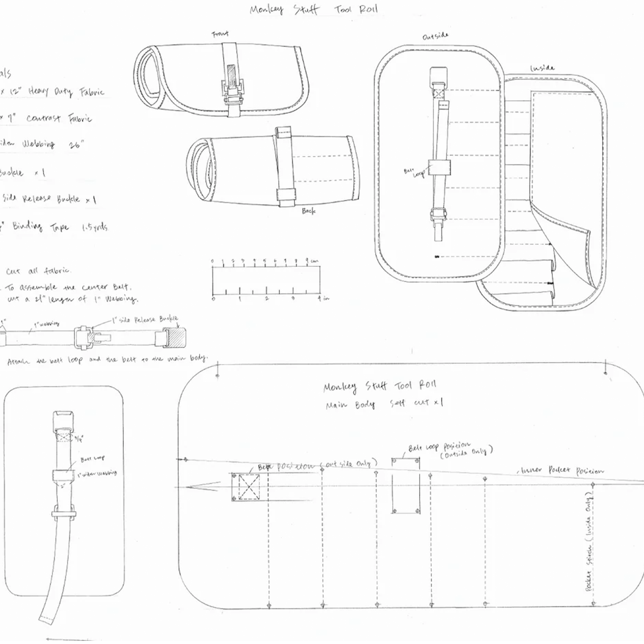 DIY - TOOL ROLL PLANS