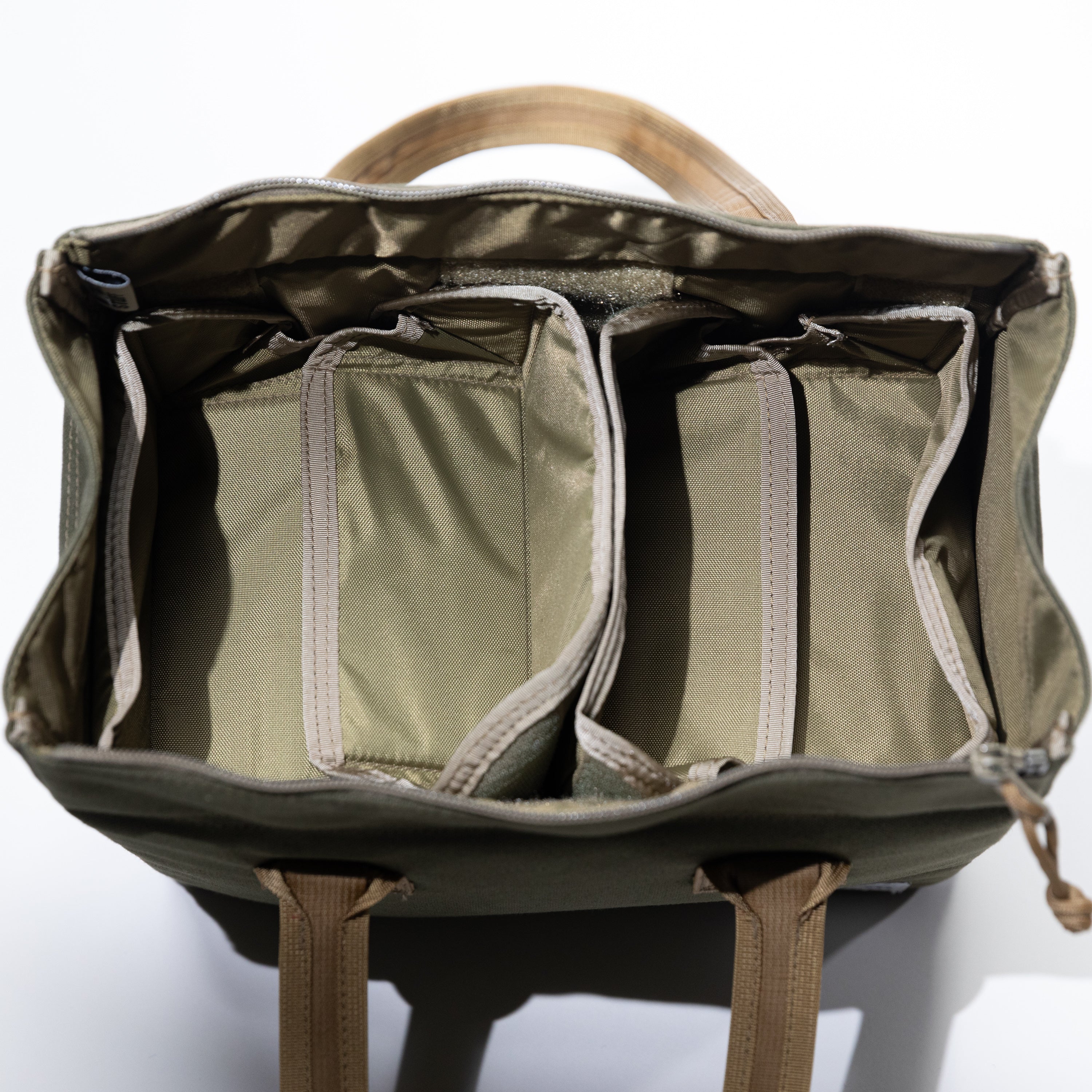 Monkey Stuff bowl bag — padded carrier designed to safely transport ceramic bowls and pottery