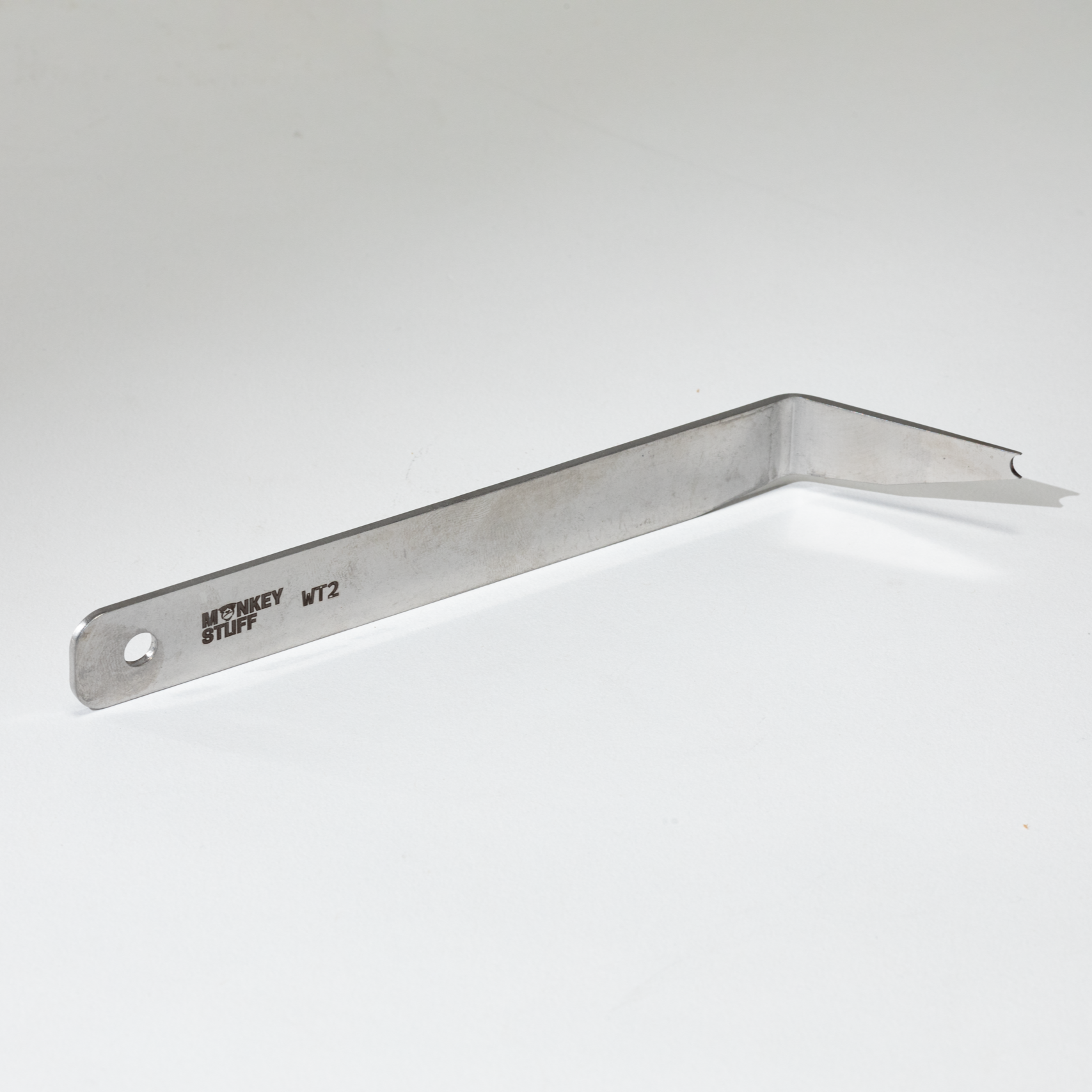 Monkey Stuff WT2 and WT3 Foot Beading Tools — laser-cut 304 stainless steel wet trimmers for adding bead details to pot bases